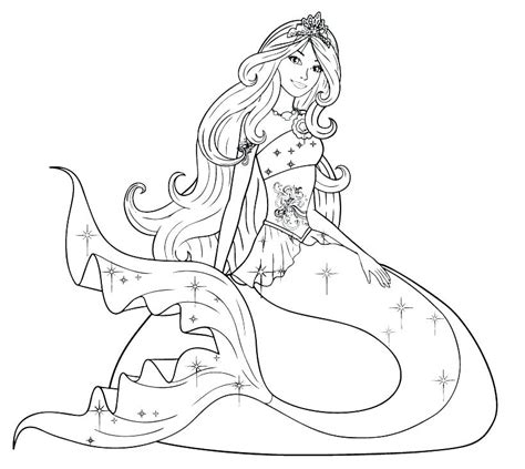 Baby Ariel Coloring Pages At GetColorings Com Free Printable