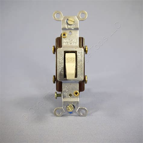 New Eagle Gray Commercial Grade Double Pole Toggle Light Switch 15a