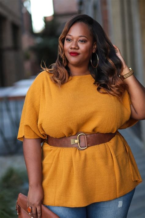 The Curvy List Trendycurvy Fall Poncho Outfit Details On
