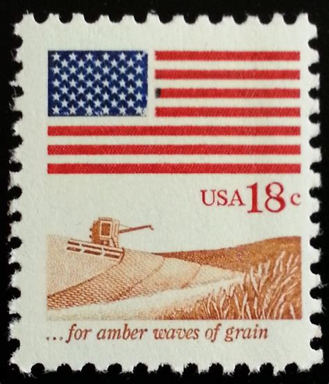 1981 18c Flag For Amber Waves Of Grain Scott 1890 Mint Fvf Nh Hipstamp