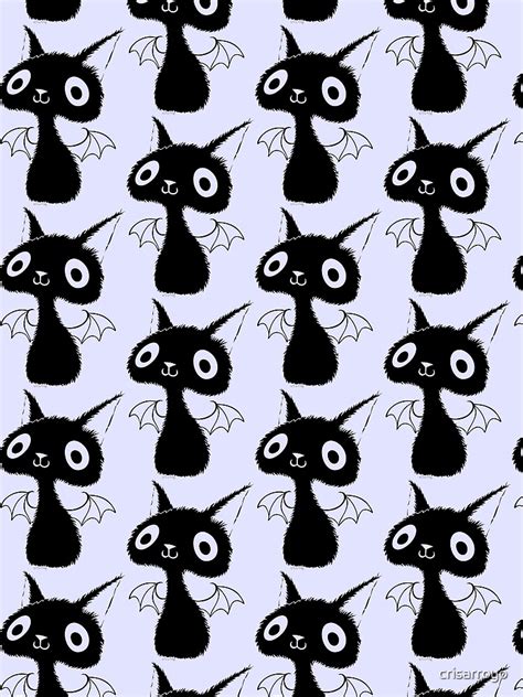 Black Bat Cat Scarf For Sale By Crisarroyo Redbubble