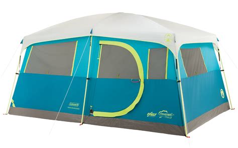 Coleman Tenaya Lake Fast Pitch 8 Person Cabin Tent With Closet For