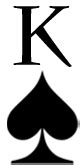 The printing house's insignia had to be contained within the symbol, which is why the ace of spades is sometimes much larger and bolder than the other ace cards. King of Spades
