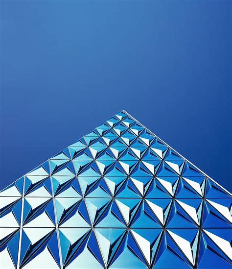 Abstract Architectural Architecture Art Blue Sky Bright Building