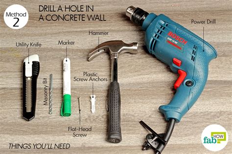 How To Drill A Hole Through Wall Fab How