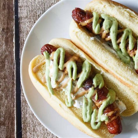 Bacon Wrapped Jalapeno Popper Hot Dogs - Shared Appetite