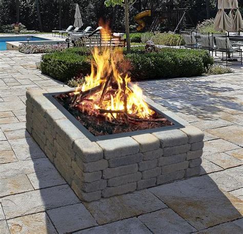 How big are the fire pits at menards? Backyard Creations™ 36" Square Fire Ring at Menards®