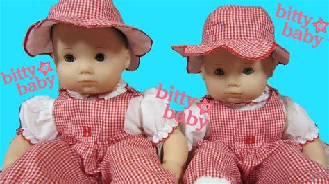 Bitty Baby Twin Dolls And Their New Pleasant Company Clothes Youtube