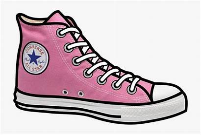 Converse Clipart Sneaker Star Pink Jeans Walking