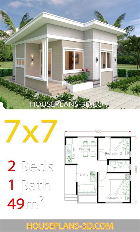 Simple 2 Bedroom House Plans 2021 Small House Design Plans 2 Bedroom