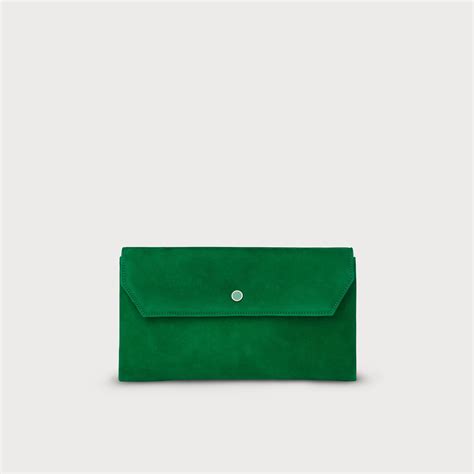 Dora Green Suede Clutch Bag Handbags Clutch Handbag Suede Clutch
