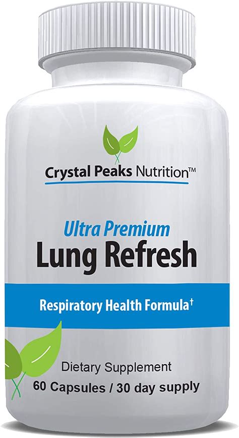 Specific antioxidant vitamins have also been shown to help promote lung health. Lung Cleanser & Detox Supplement | Support Lung Health ...