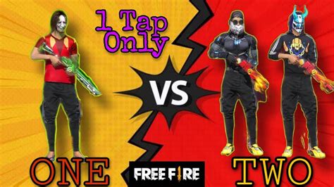 One VS Two One Tap Challenge Tamil Cobra FF Tamil Freefire Tamilcobraff Ffevents YouTube