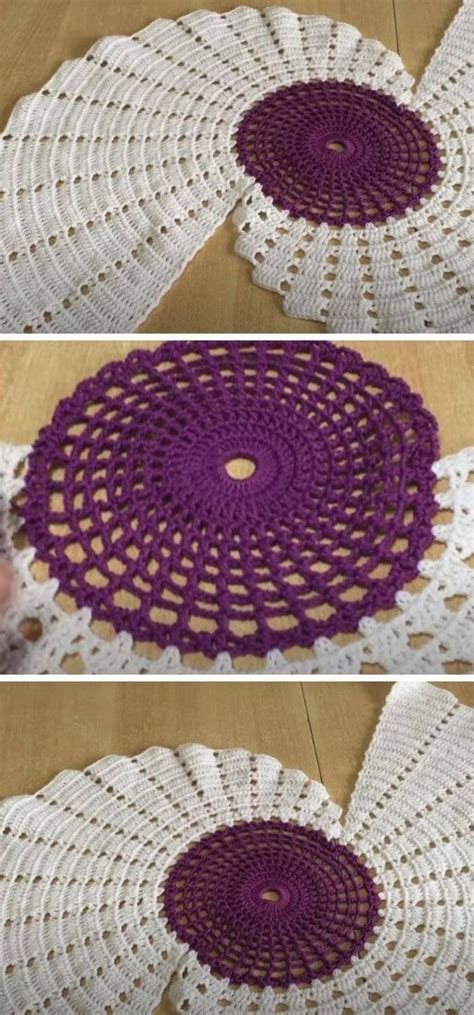15 Crochet Table Runner Free Patterns And Instructions With Pictures