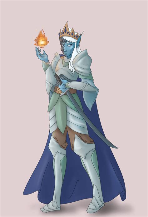 Art Blog — This Is My Friends Character Aelar The Moon Elf