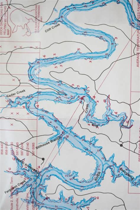 Localwaters Center Hill Lake Maps Boat Ramps