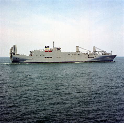 An Aerial Starboard Side View Of The Military Sealift Command Msc