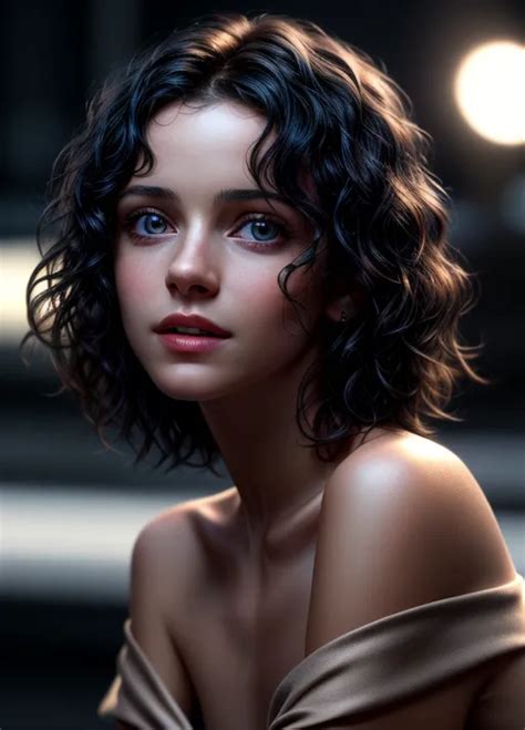 Dopamine Girl K Photorealistic Ray Traced Lighting Cinematic Ultra Realistic Face High