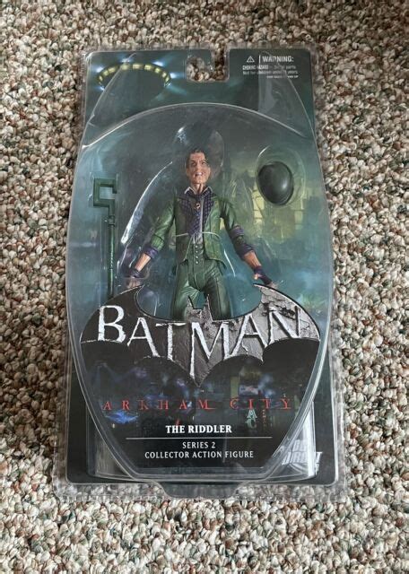 Batman Arkham City Series 2 Riddler 7in Action Figure By Dc Direct Toys
