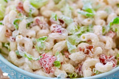 BLT Macaroni Salad The Country Cook Corkscrew Pasta With A Creamy