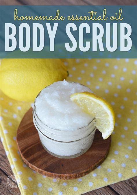 Check spelling or type a new query. Homemade Essential Oil Body Scrub Recipe with Lemon