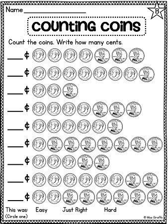 Money Worksheets Games & Activities HUGE Unit (Identifying & Counting