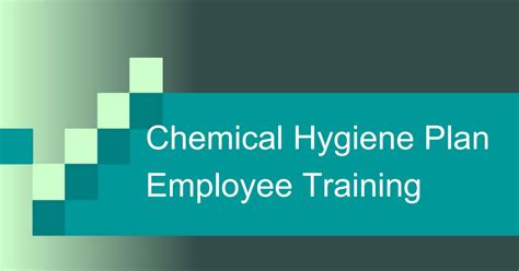 Chemical Hygiene Plan Training Ppt Pptx Google Drive