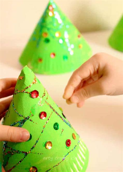 Arty Crafty Kids Seasonal 3d Paper Plate Christmas Tree Arty