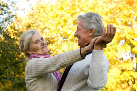 Happy Elderly Couple Stock Image Colourbox