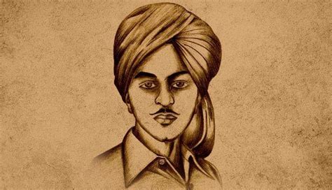 Shaheed Bhagat Singh Drawing Step By Step In 2020 Freedom Fighters