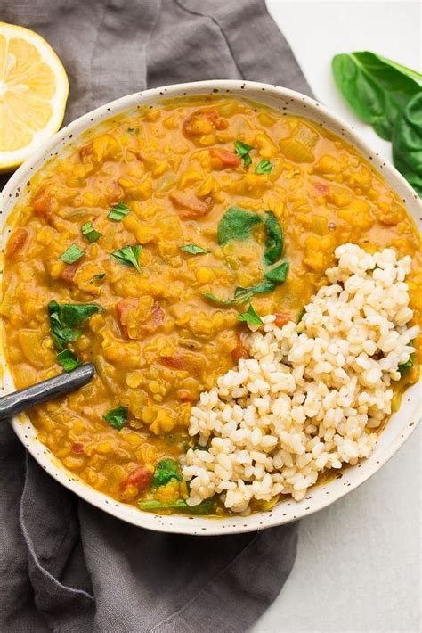 Quick And Easy Red Lentil Dahl Is A Delicious Indian Recipe That Is Vegan