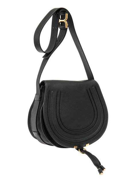 Lyst Chloé Marcie Medium Crossbody Bag In Black