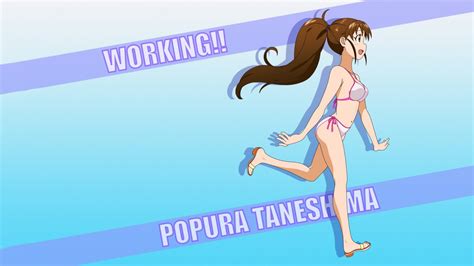 Wallpaper Illustration Anime Girls Cartoon Working Taneshima