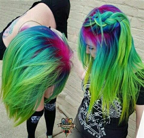 38 Cute Rainbow Hairstyles Ideas Will Want Copy Now Fashionmoe Hair
