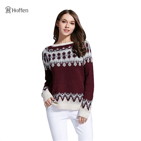 Buy Hoffen 2017 New Winter Sweater O Neck Full Sleeve