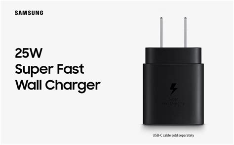 Samsung 25w Usb C Super Fast Charging Wall Charger Usb C Cable Is Not