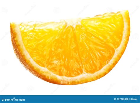 Orange Slices Isolated On White Stock Photo Image Of Isolated
