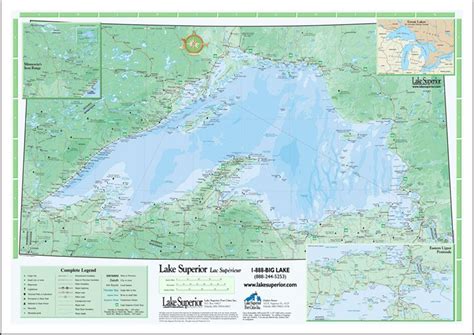 Free Lake Superior Travel Map Lake Superior Map Lake Superior