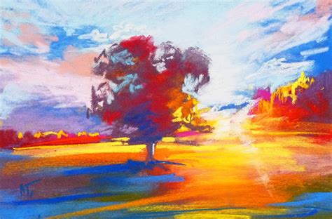 Mikko Tyllinen S Art Blog Autumnal Landscape Soft Pastel On Paper