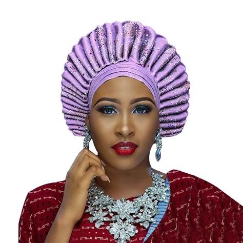 Aso Oke Headtie Auto Gele For Wedding Africa Already To Wear Headtie Gelewomens Hair