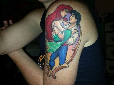 Ariel And Eric Tattoo Done By Steve Roberts At Rise Above Tattoos In