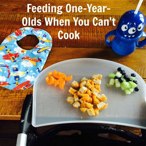 Get quick and easy ideas for a healthy meal plan for 1 year olds, toddlers, and babies that are learning to eat table foods! Feeding One-Year-Olds When You Can't Cook | Meal ideas ...