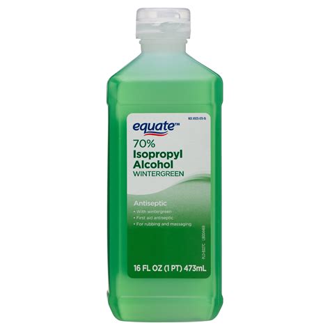 Equate Wintergreen 70 Isopropyl Alcohol Antiseptic 16 Fl Oz Walmart Com