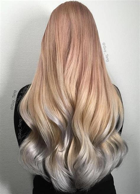 To achieve this shade, simply combine gold, silver, and red paint to obtain the metallic hue. 65 Rose Gold Hair Color Ideas for 2017 - Rose Gold Hair Tips & Maintenance | Fashionisers