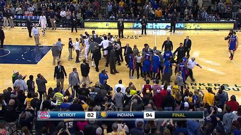 Do not miss pacers vs pistons game. Paul George & Marcus Morris Fight Pistons vs Pacers ...