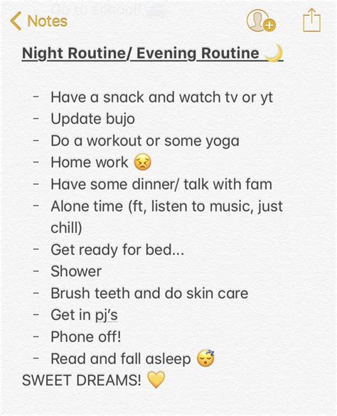 My Night Routine 😴 Morning Routine School Night Routine School