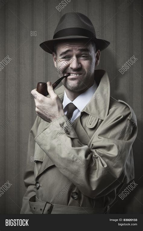 Funny Detective Pipe Image And Photo Free Trial Bigstock