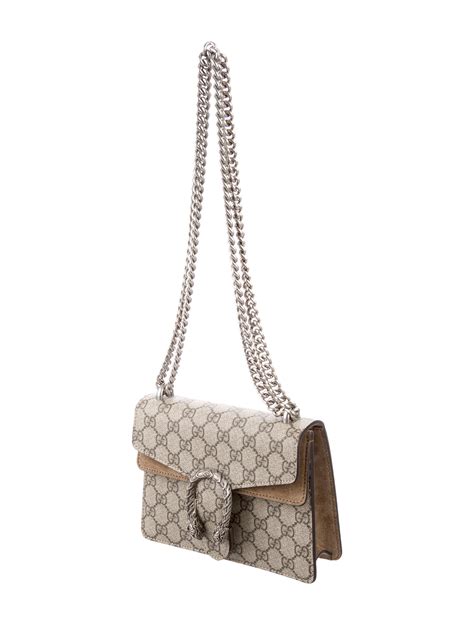 Gucci Gg Supreme Mini Dionysus Bag Handbags Guc157145 The Realreal