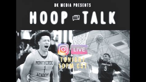 Hoop Talk Ig Live Gb3 And Cade Cunningham Youtube