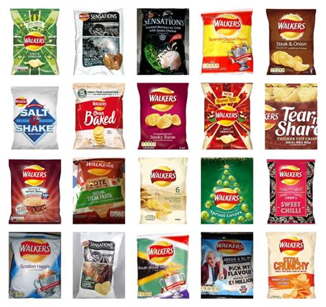 141 Flavours Walkers Crisps With Lots Of Special Editions Museum Of